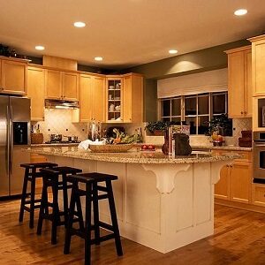 Recessed lighting by electricians